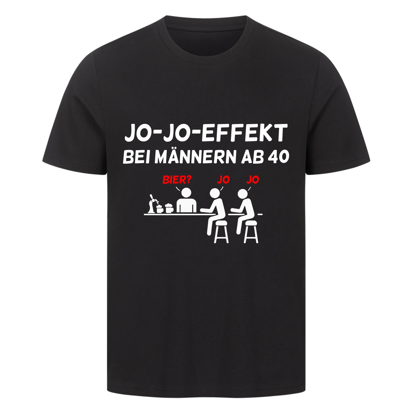 Jo-Jo-Effekt bei Männern ab Wunschzahl - Premium T-Shirt