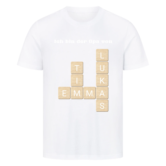 Ich bin der Opa von - Scrabble - Premium T-Shirt Men