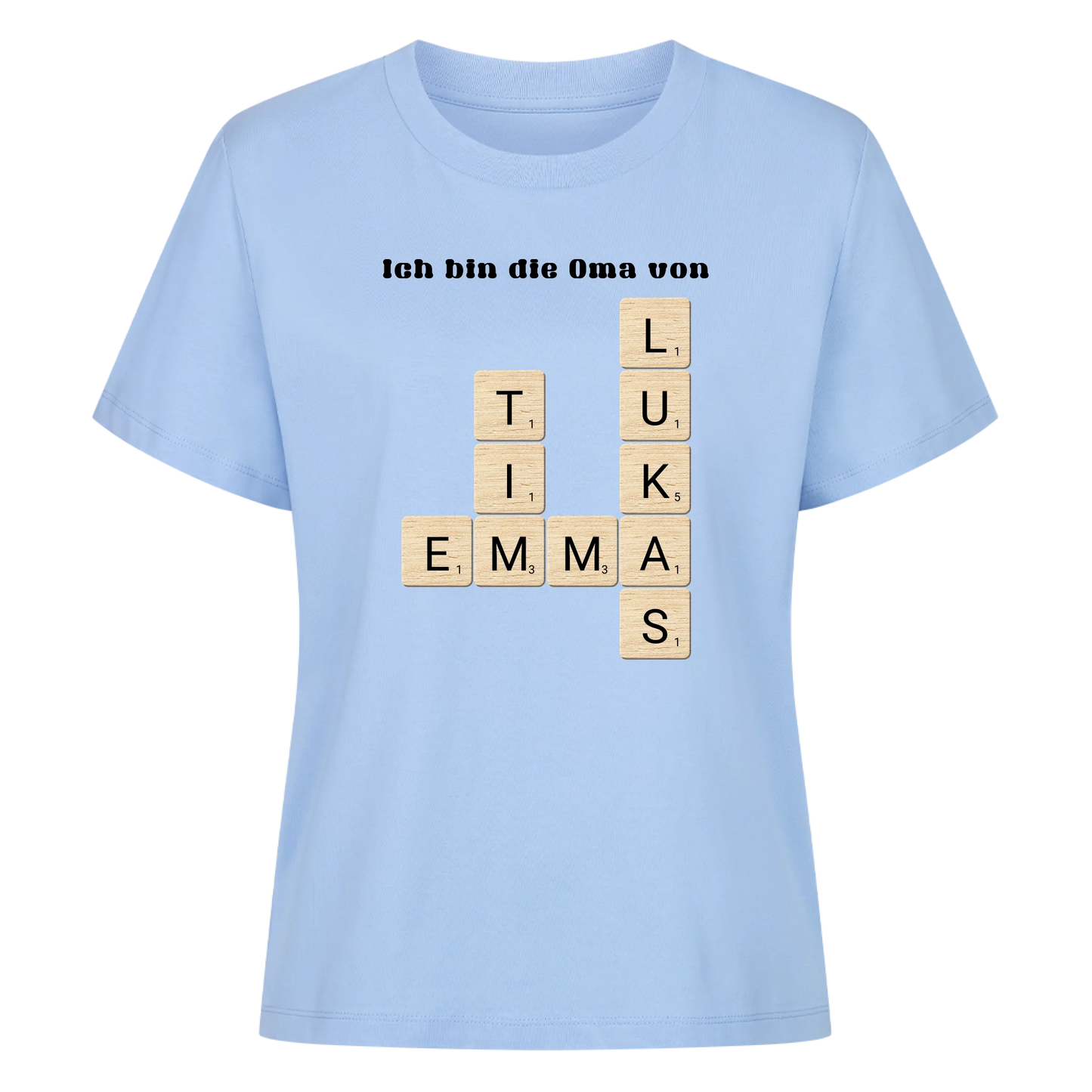 Ich bin die Oma von - Scrabble - Woman Premium T-Shirt