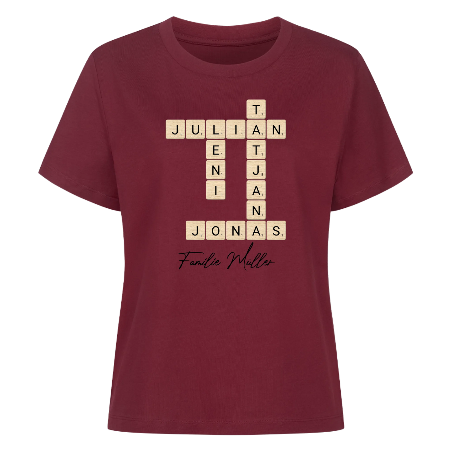 Scrabble T-Shirt - Woman Premium Shirt
