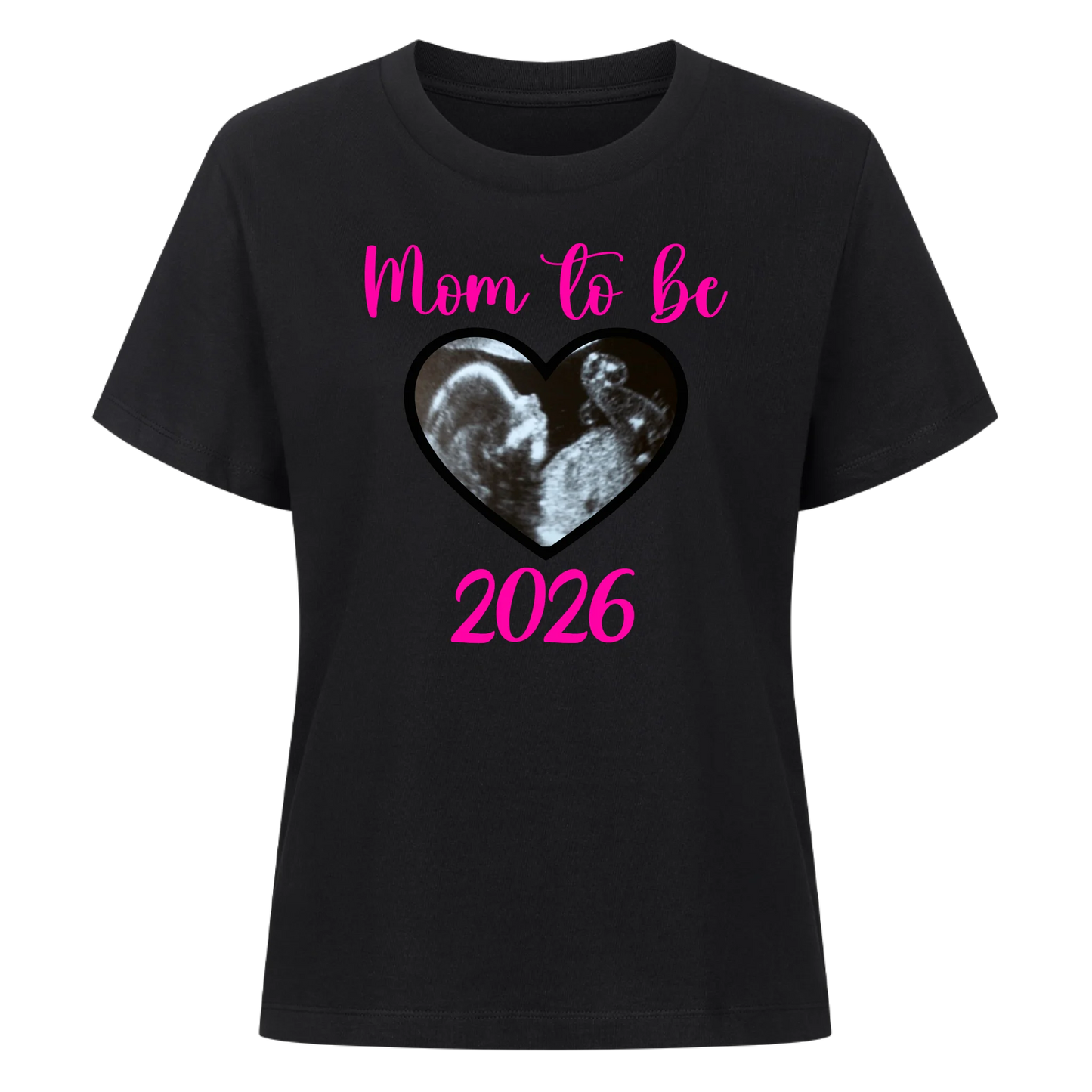 Mom to Be mit Ultraschallbild - Premium T-Shirt Woman