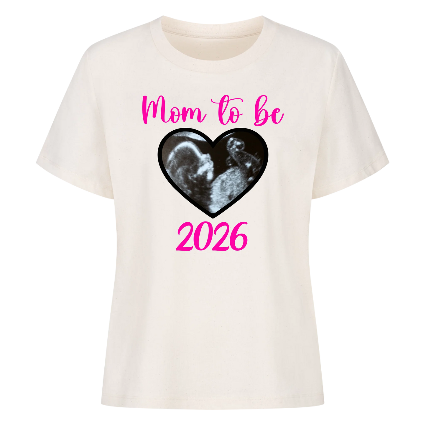 Mom to Be mit Ultraschallbild - Premium T-Shirt Woman