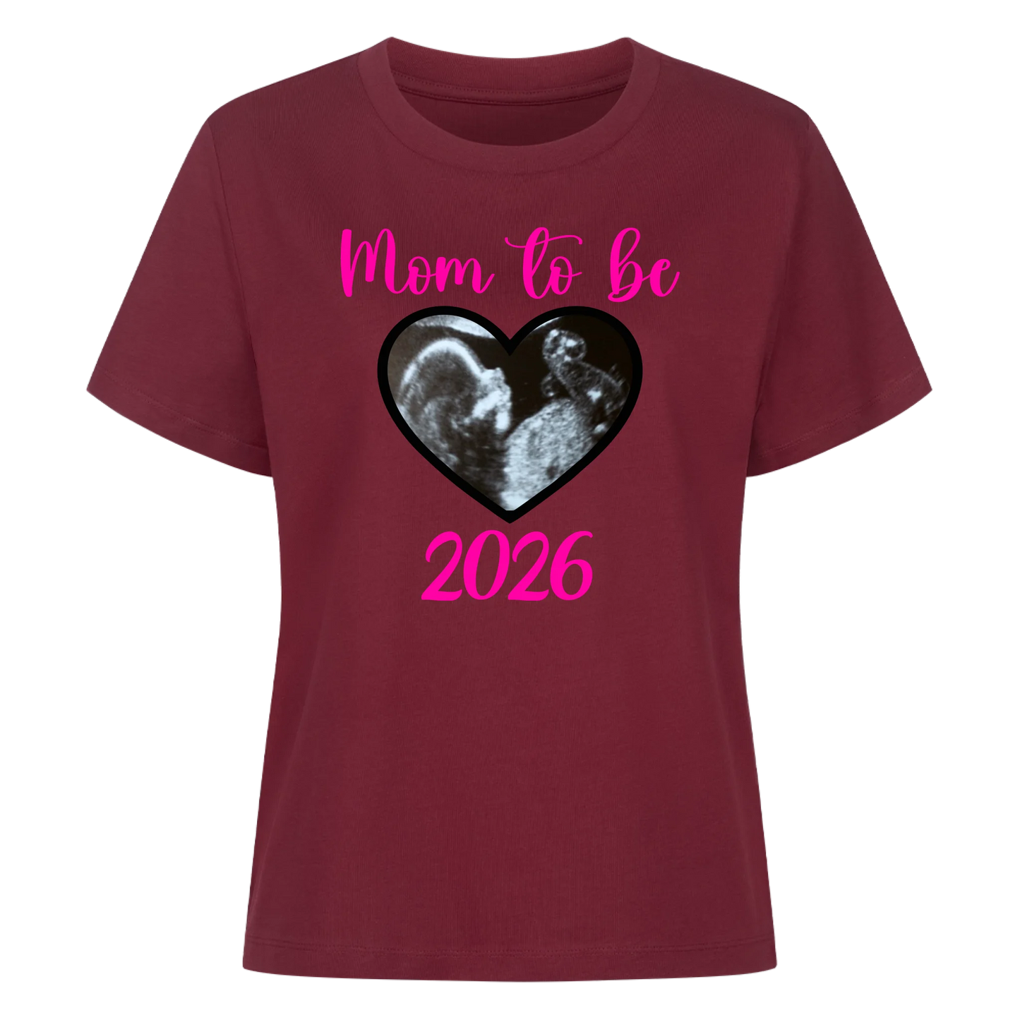 Mom to Be mit Ultraschallbild - Premium T-Shirt Woman