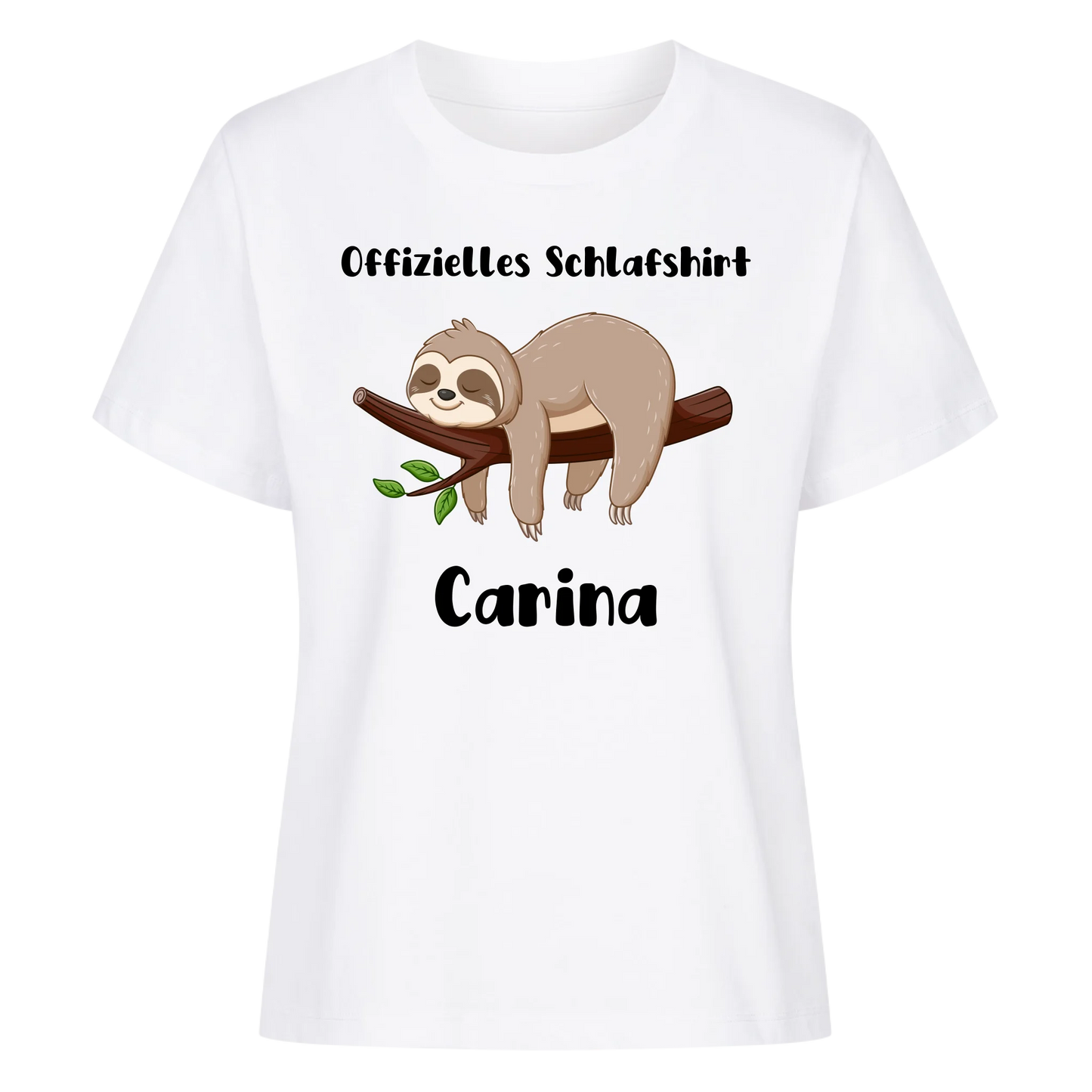 Offizielles Schlafshirt mit Wunschnamen - Premium T-Shirt Woman