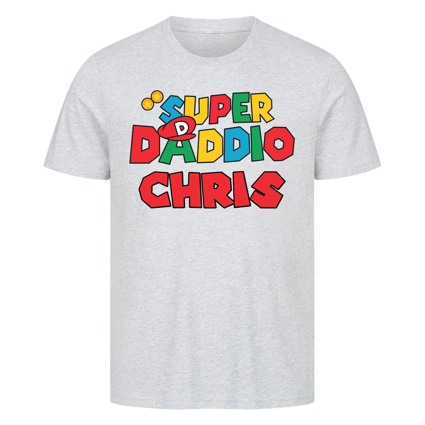 Super Daddio Custom Name - Premium Personalized Men's T-Shirt