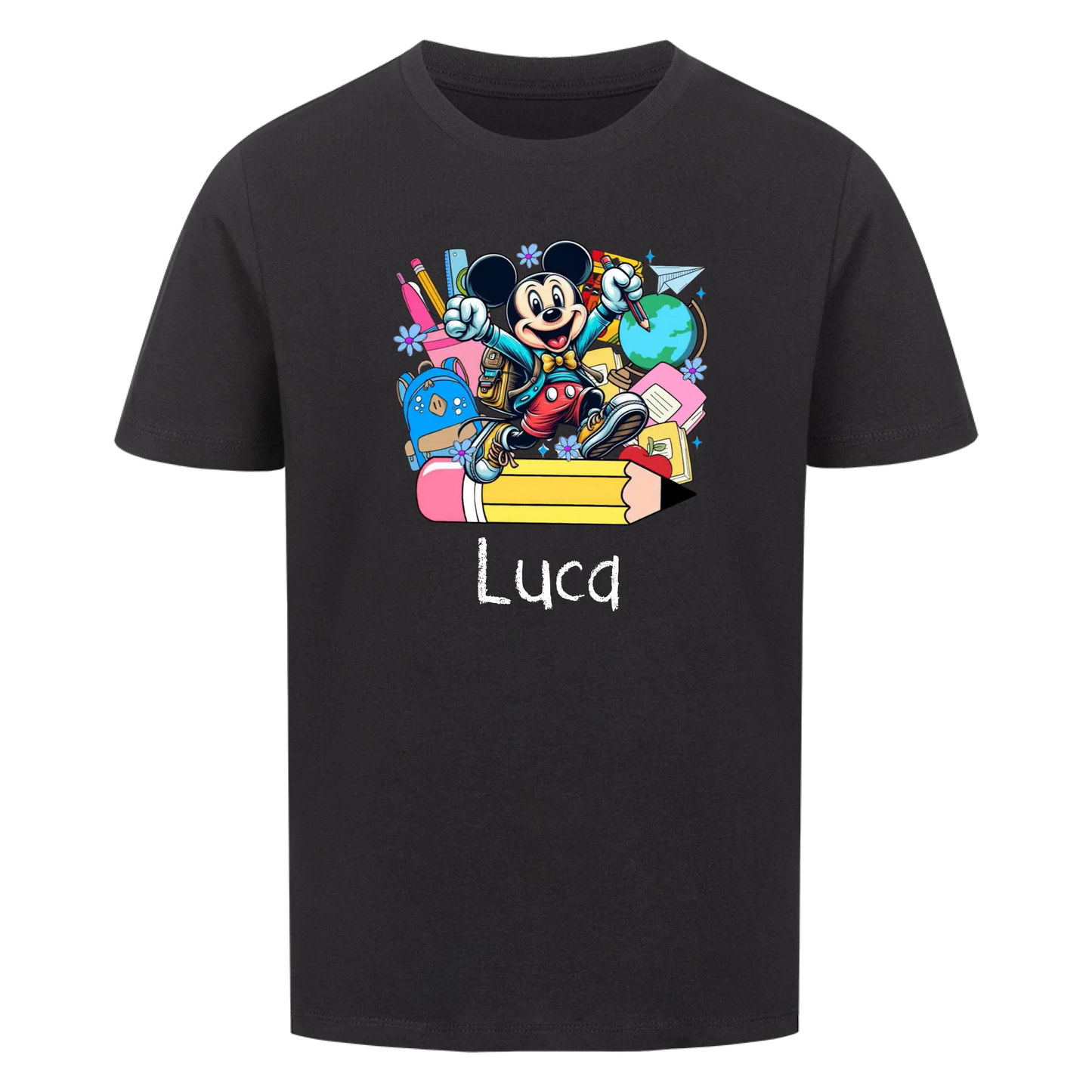 Schulkind mit verschiedenen Motiven - Kinder T-Shirt
