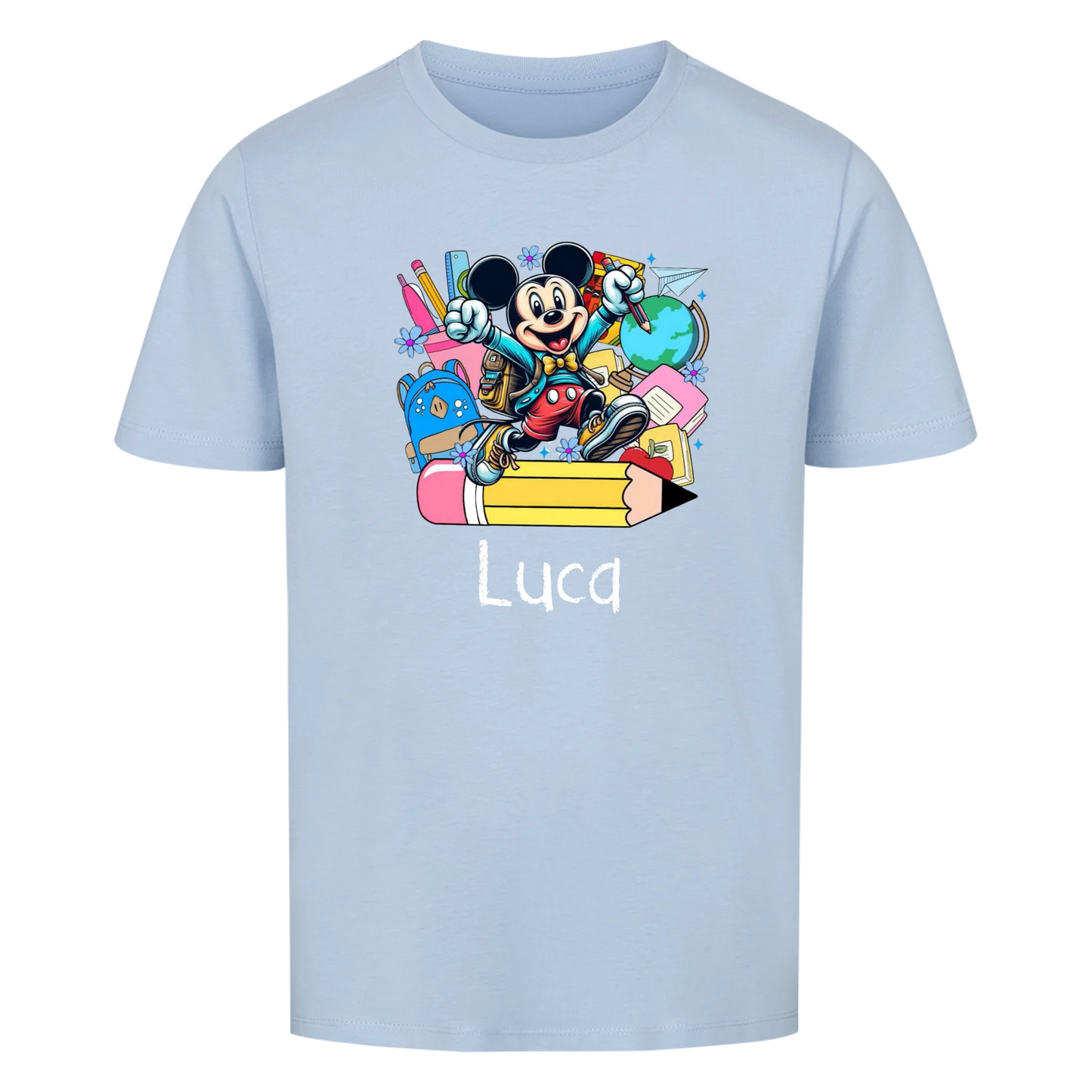Schulkind mit verschiedenen Motiven - Kinder T-Shirt