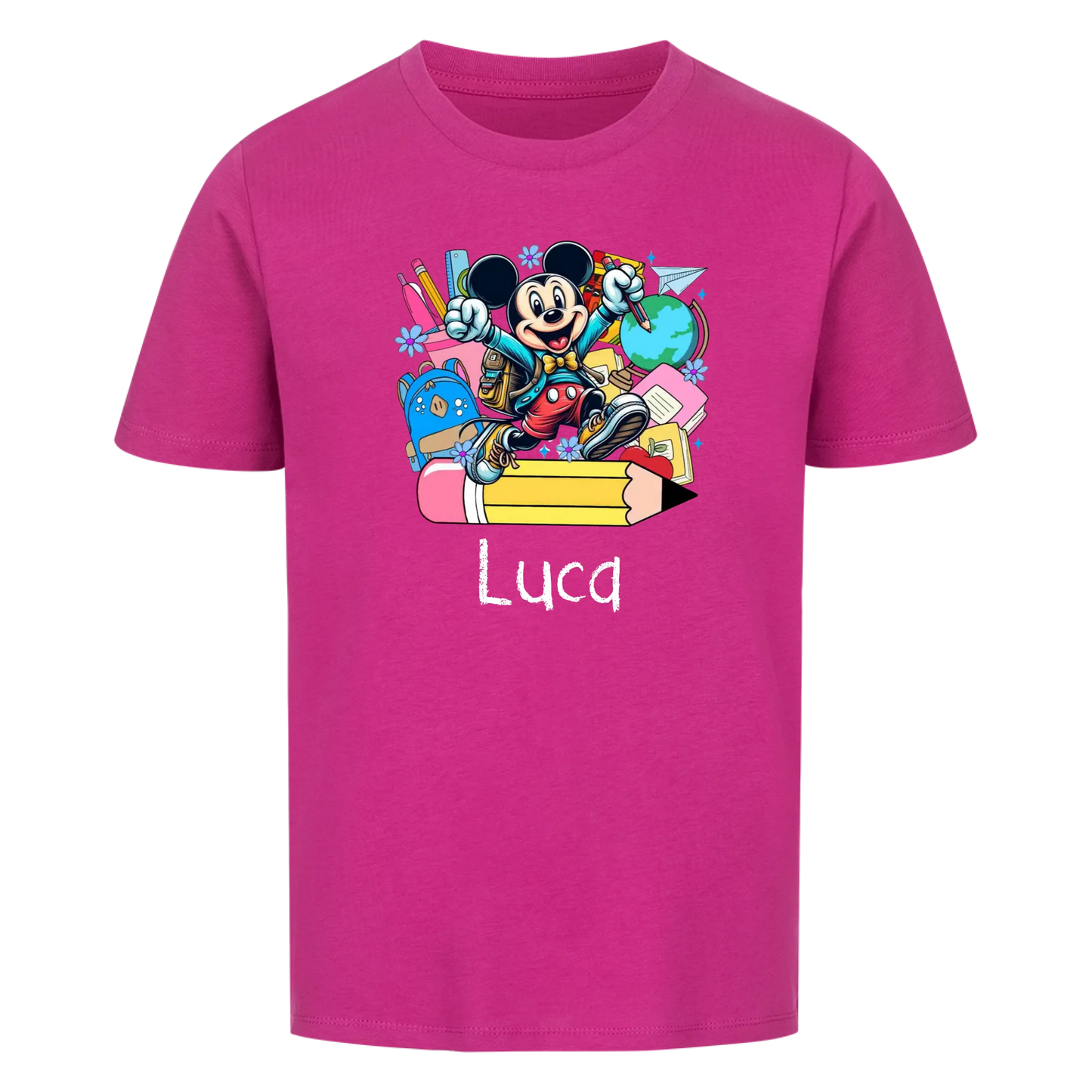 Schulkind mit verschiedenen Motiven - Kinder T-Shirt