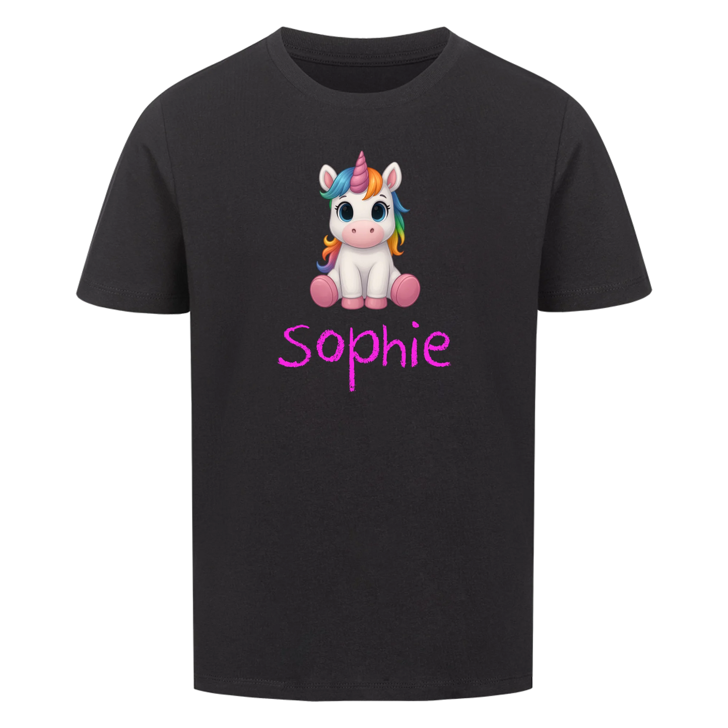 Einhorn Wunschname - Kinder T-Shirt
