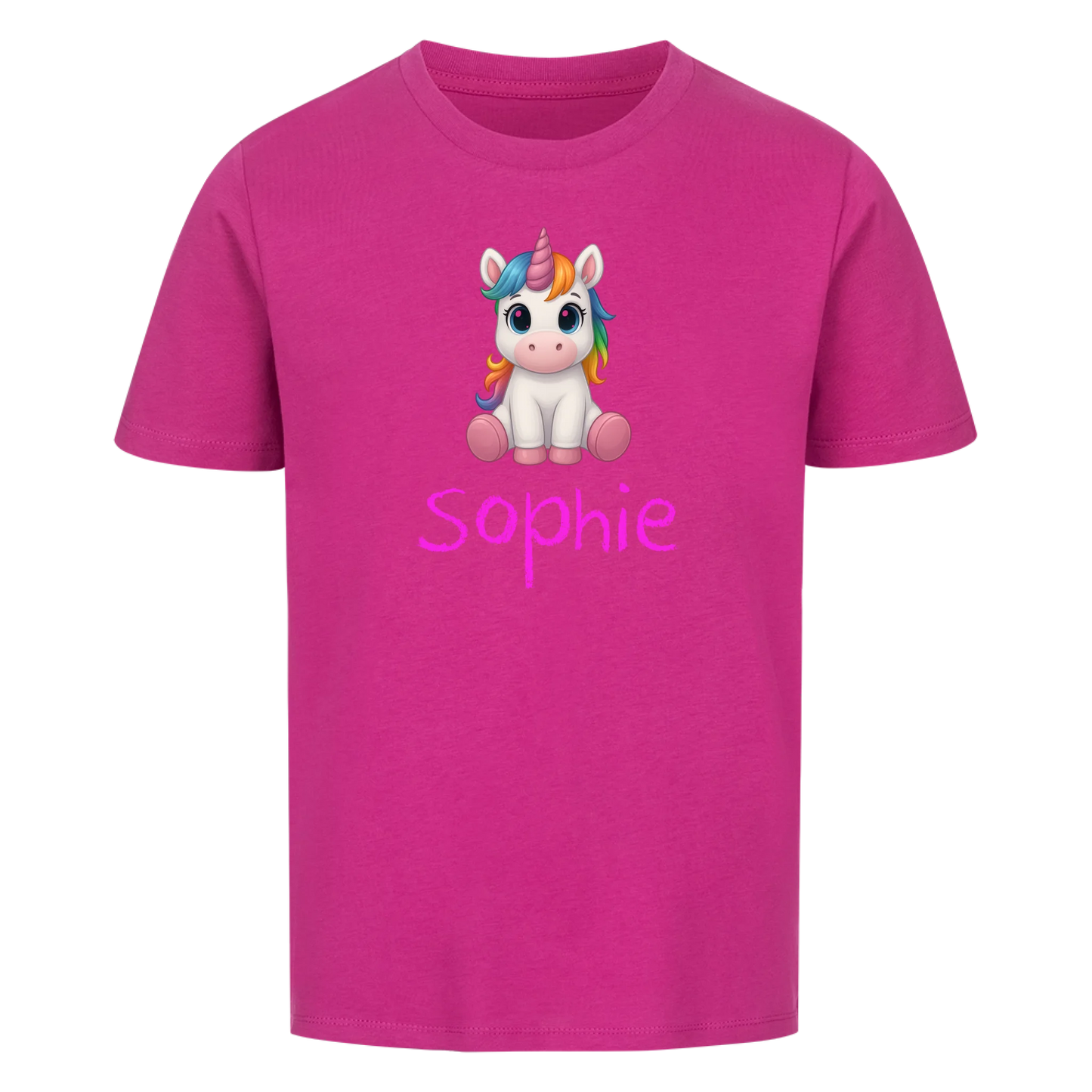 Einhorn Wunschname - Kinder T-Shirt