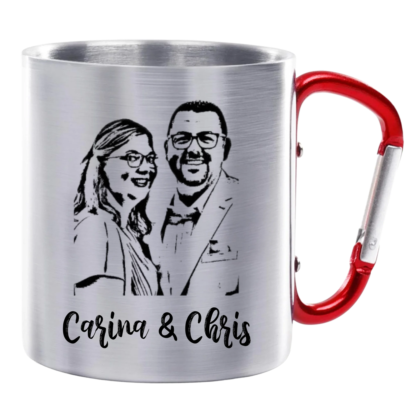 Edelstahltasse