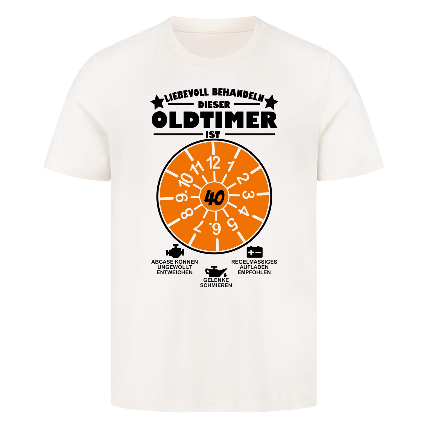 Liebevoll behandeln. Dieser Oldtimer ist (Wunschalter) - Premium T-Shirt Man