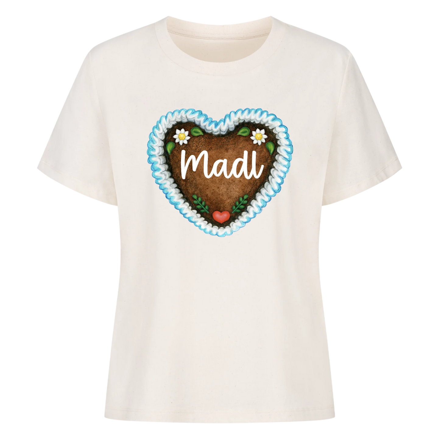 Lebkuchenherz mit Wunschtext / Name - Premium T-Shirt Woman