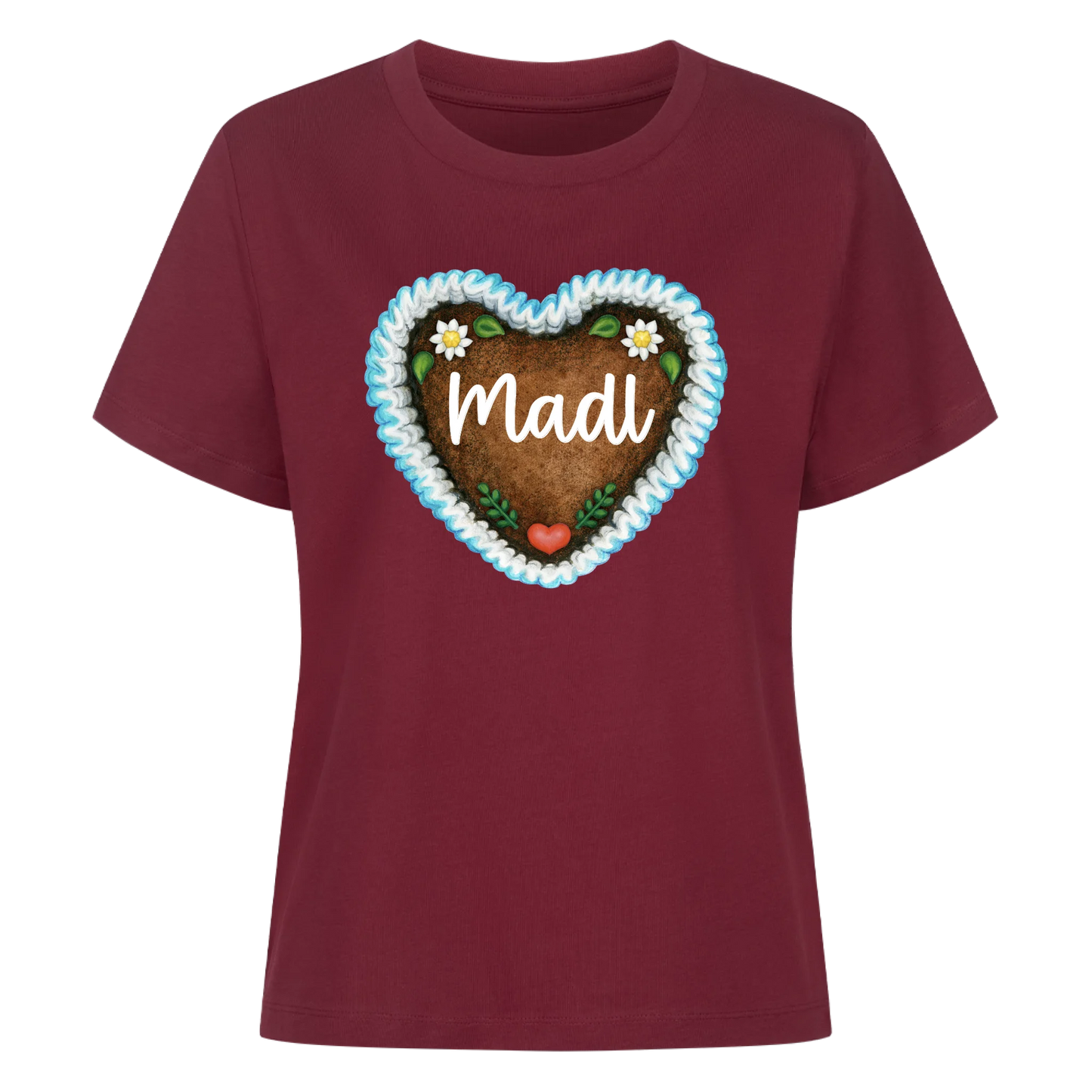 Lebkuchenherz mit Wunschtext / Name - Premium T-Shirt Woman