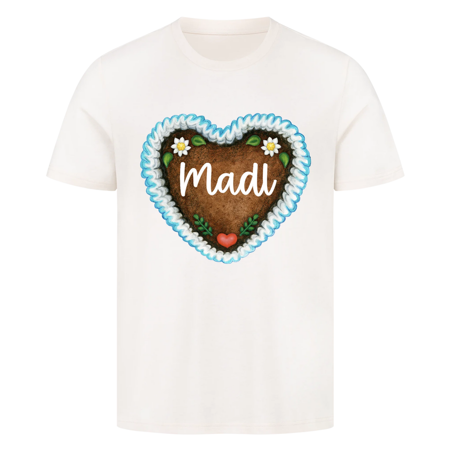 Lebkuchenherz mit Wunschtext / Name - Premium T-Shirt Männer