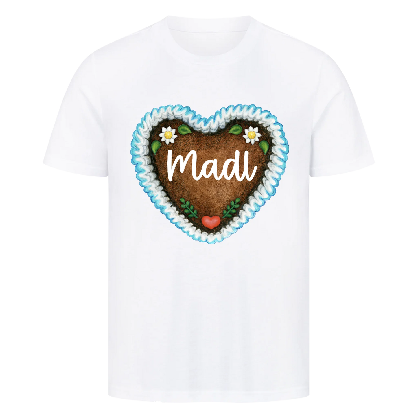 Lebkuchenherz mit Wunschtext / Name - Premium T-Shirt Männer