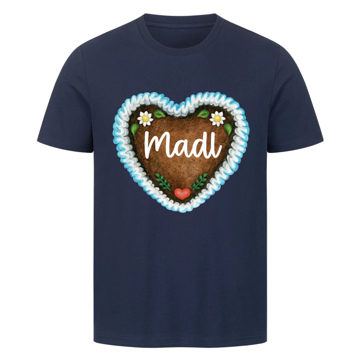 Lebkuchenherz mit Wunschtext / Name - Premium T-Shirt Männer