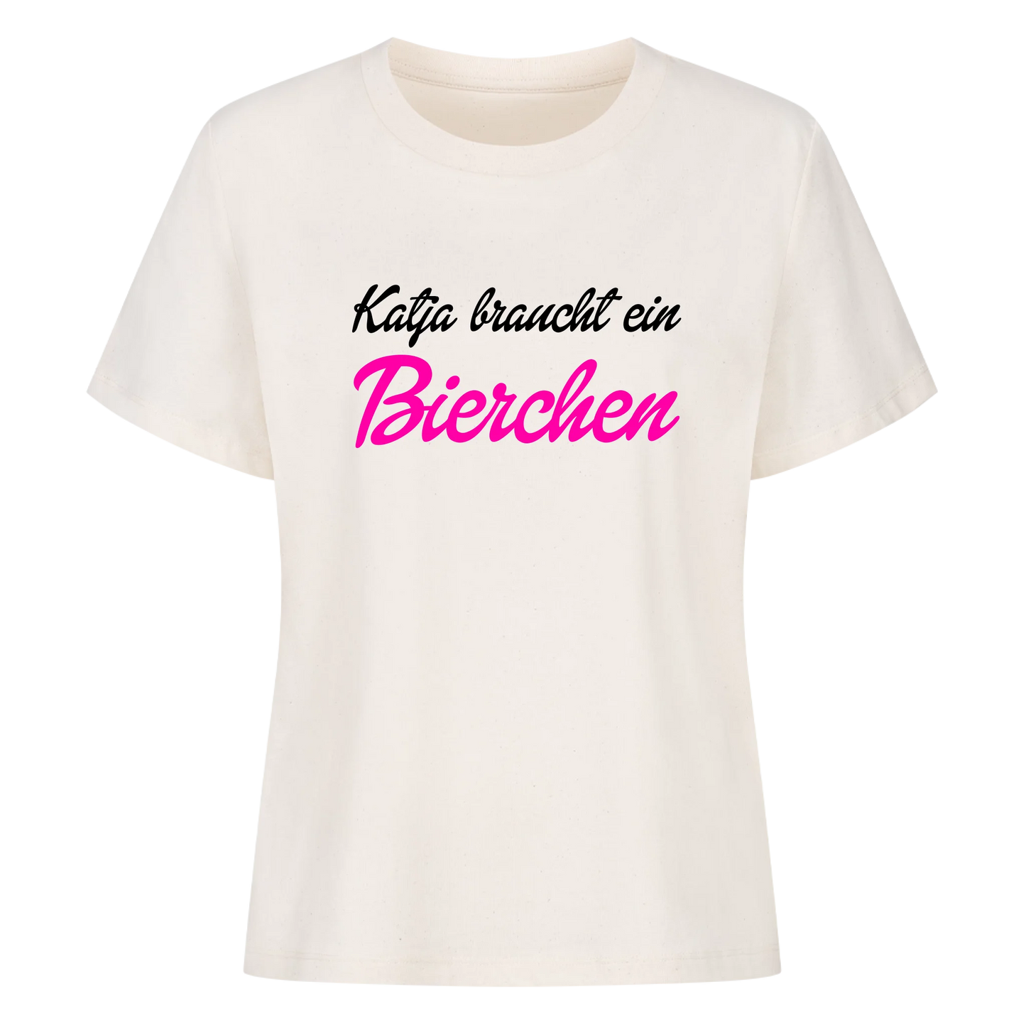 Wunschname braucht ein Bierchen - Premium T-Shirt Frauen