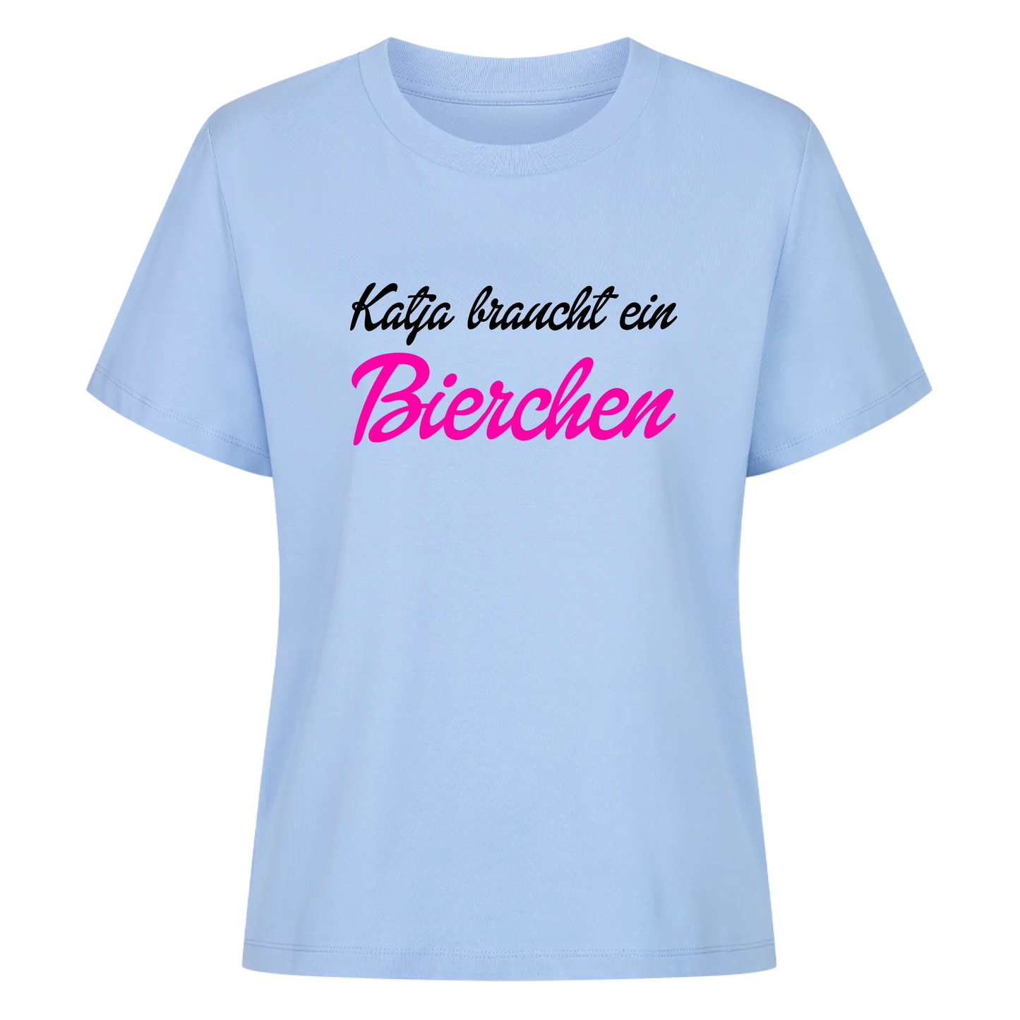 Wunschname braucht ein Bierchen - Premium T-Shirt Frauen