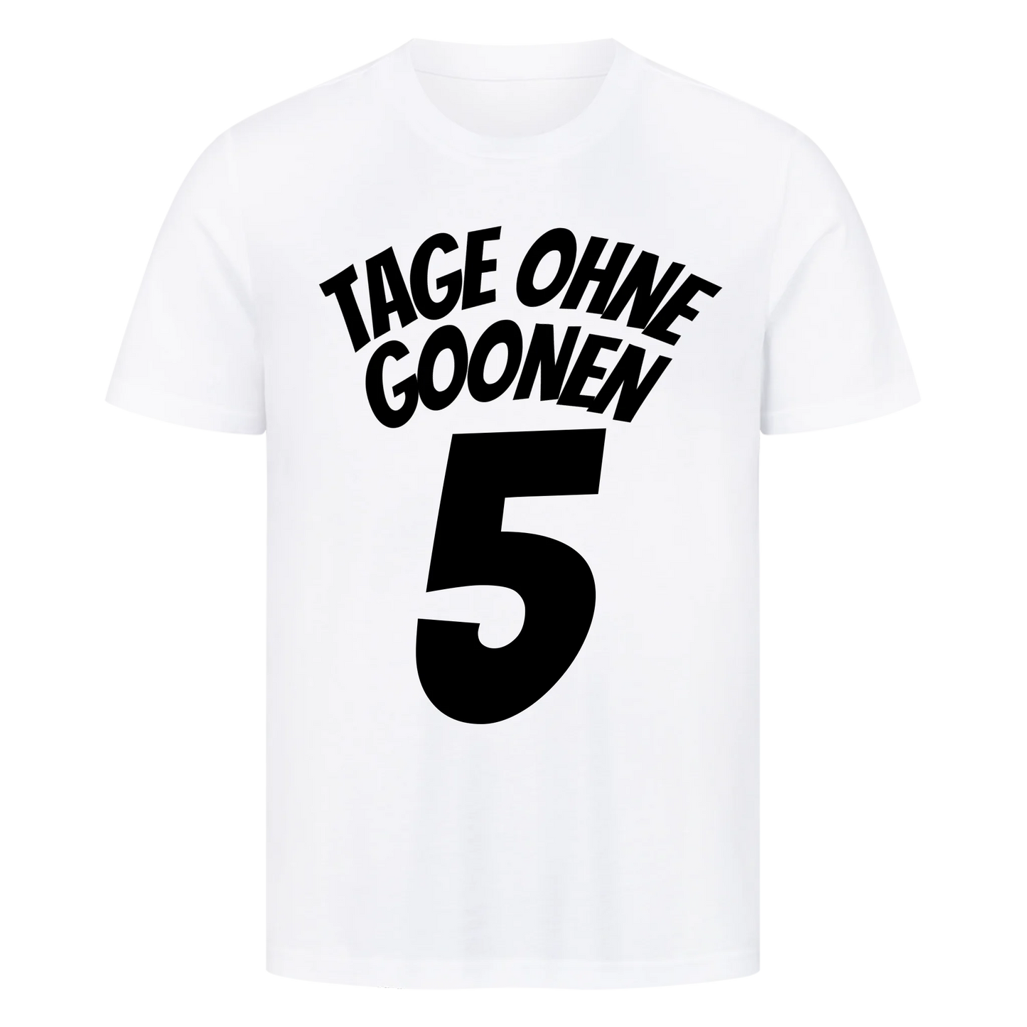Tage ohne Goonen - Wunschzahl - Premium T-Shirt Männer / Unisex personalisiert