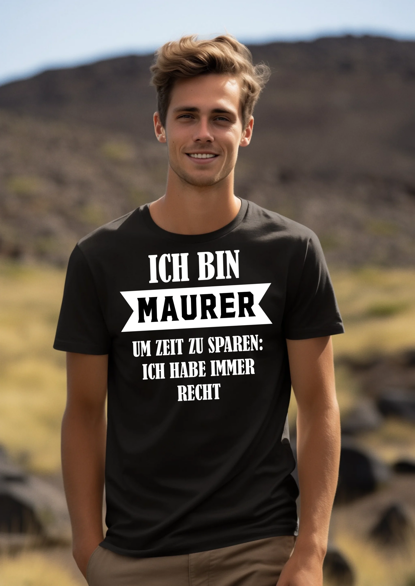 Man Schwarz