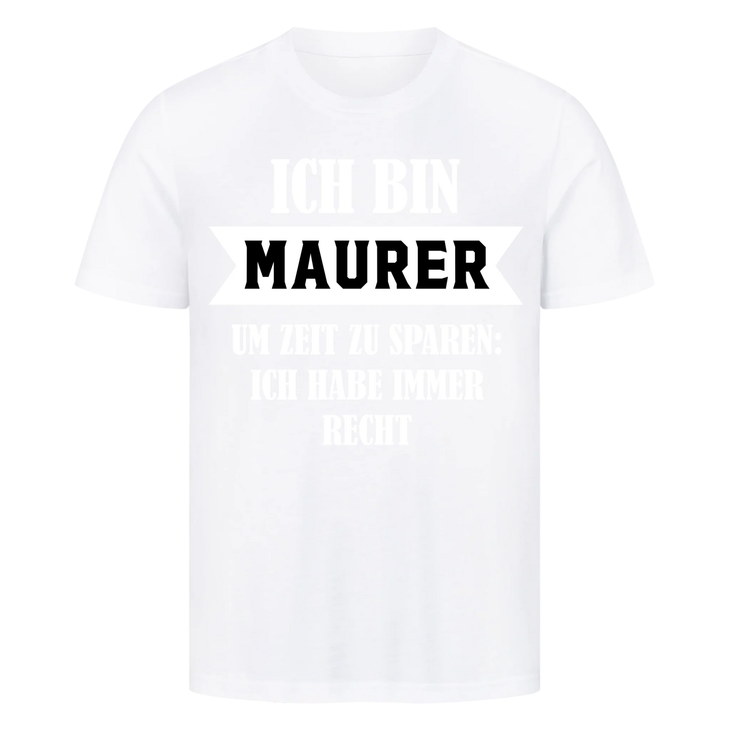 Ich bin Wunschberuf - ich habe immer Recht - Premium T-Shirt Männer / Unisex personalisiert