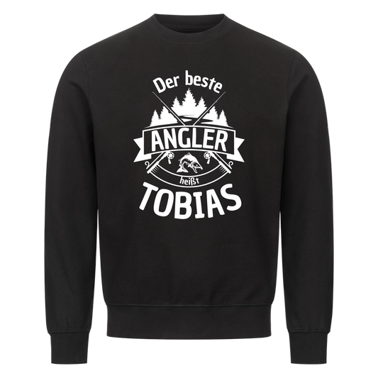Der beste Angler heißt Wunschname - Premium T-Shirt Männer personalisiert