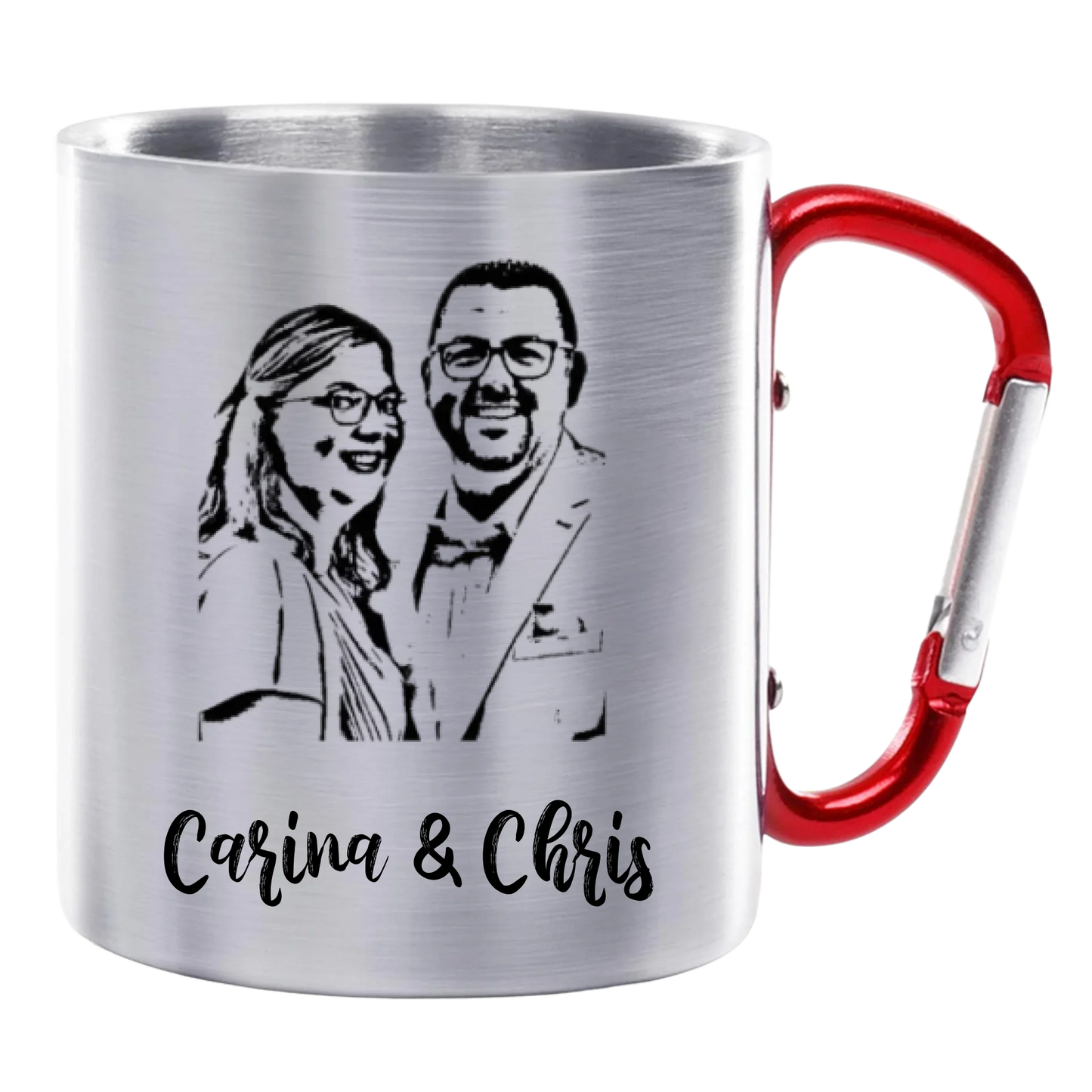 Edelstahltasse