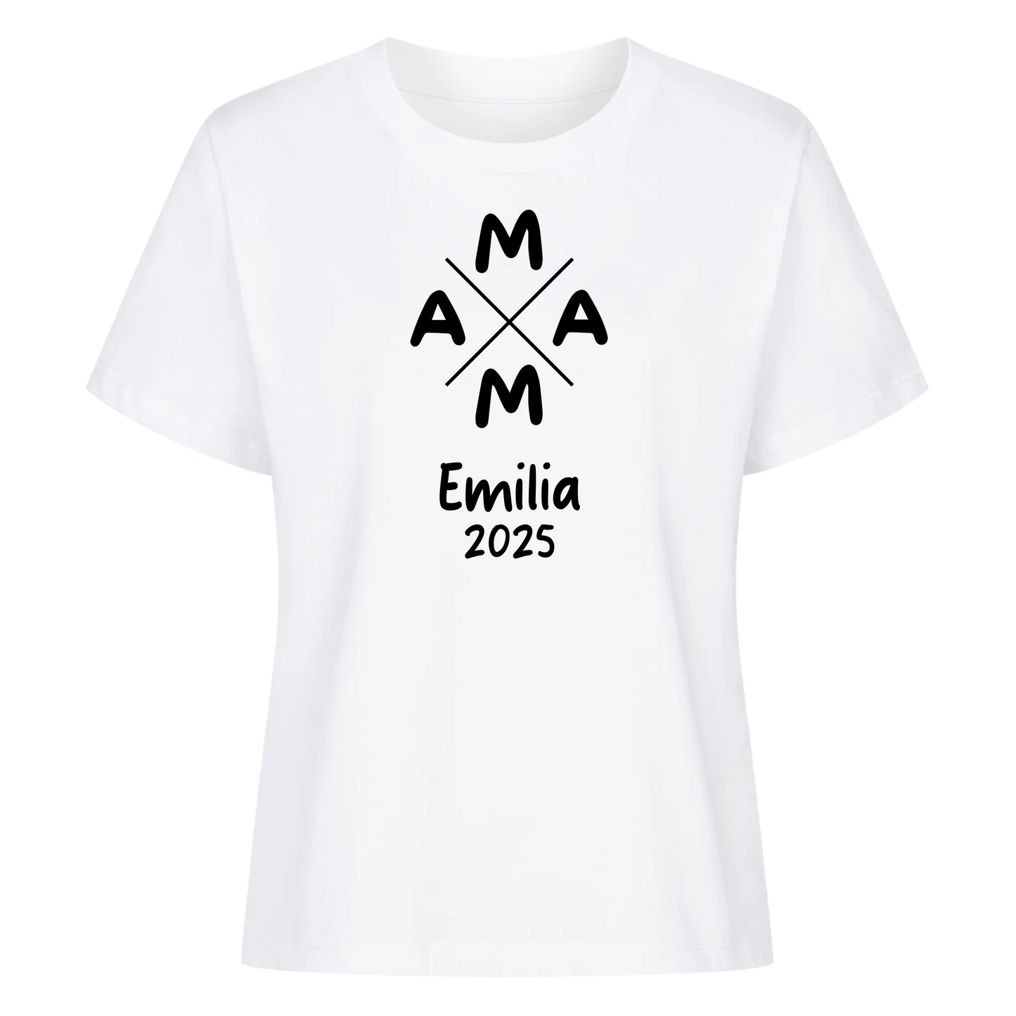 Mama seit - Premium Organic T-Shirt Frauen personalisiert