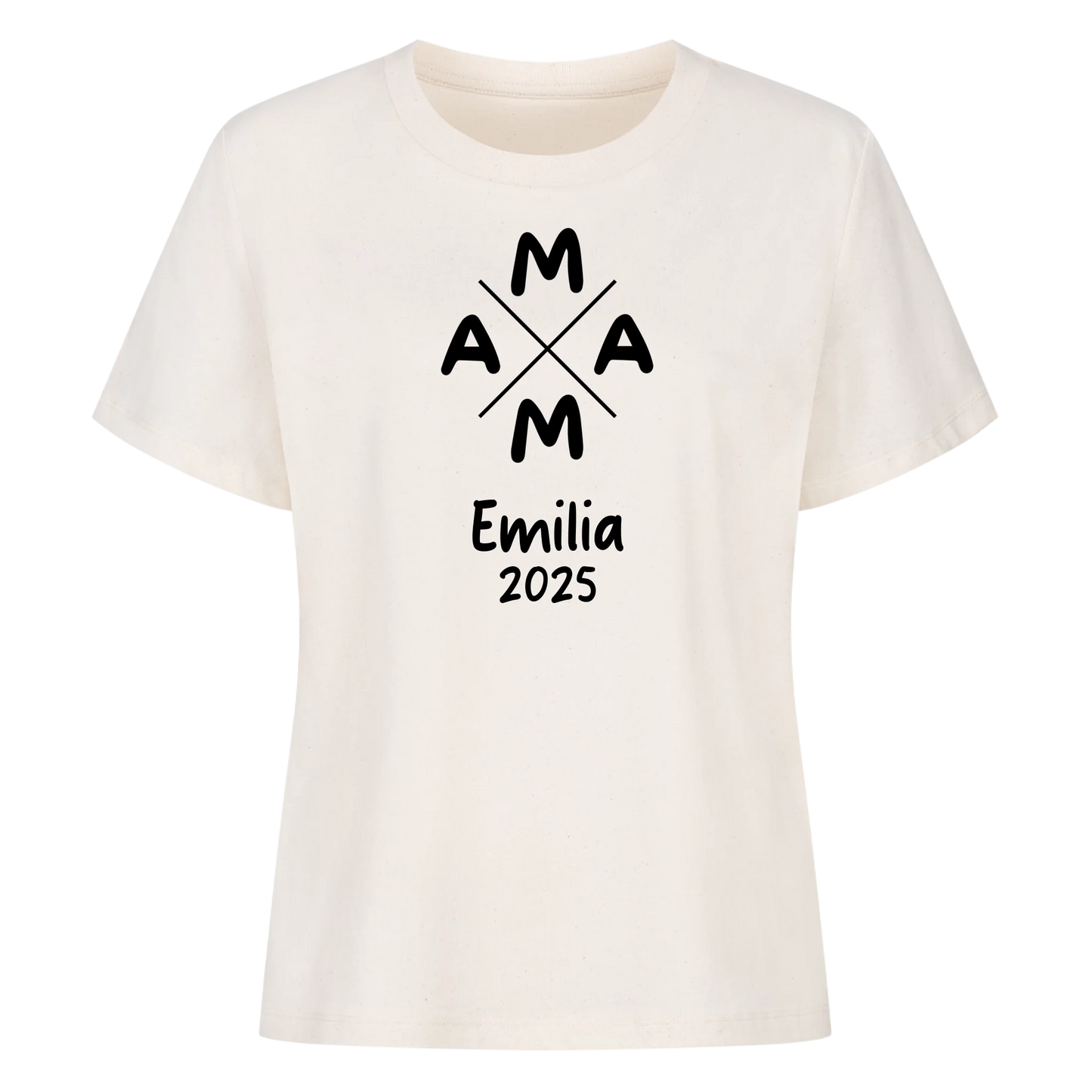 Mama seit - Premium Organic T-Shirt Frauen personalisiert