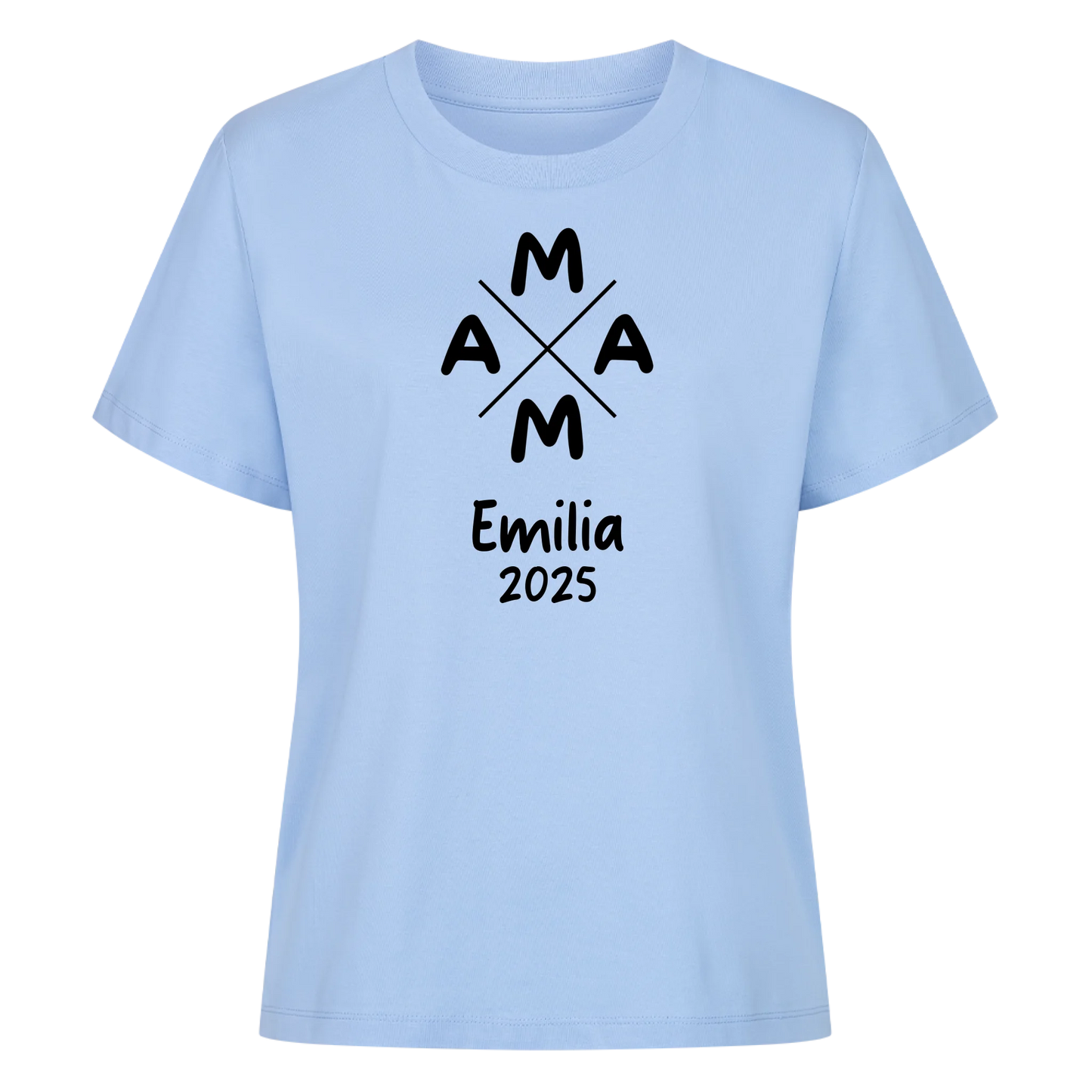 Mama seit - Premium Organic T-Shirt Frauen personalisiert