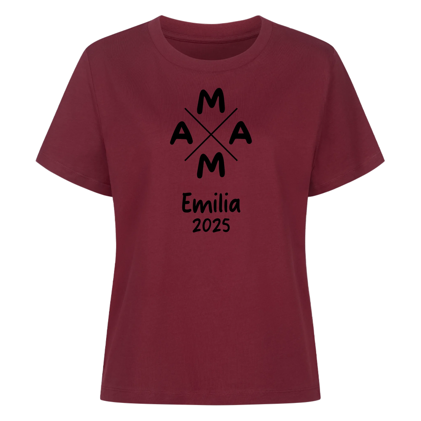 Mama seit - Premium Organic T-Shirt Frauen personalisiert