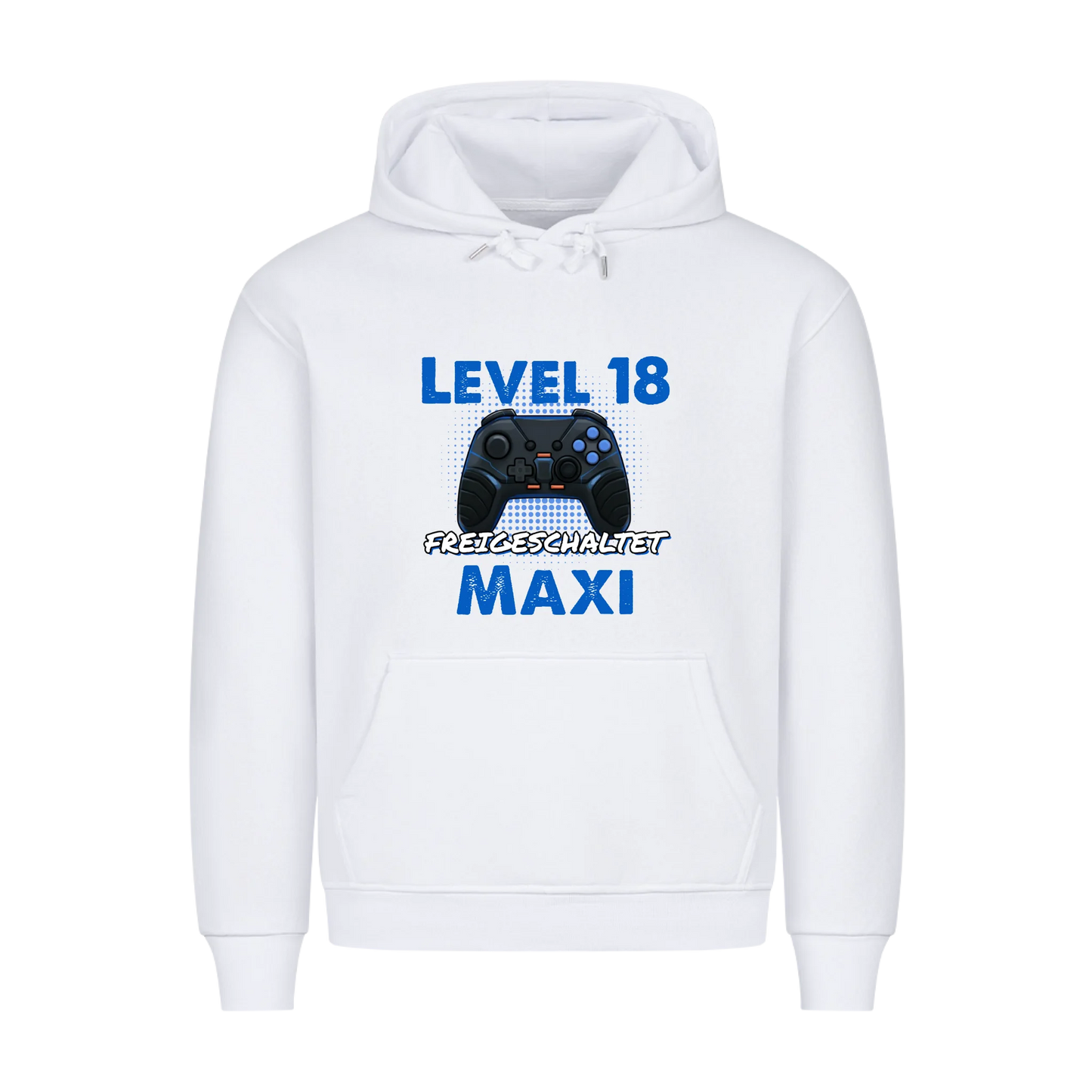 Level 18 freigeschaltet - Premium Hoodie - personalisiert
