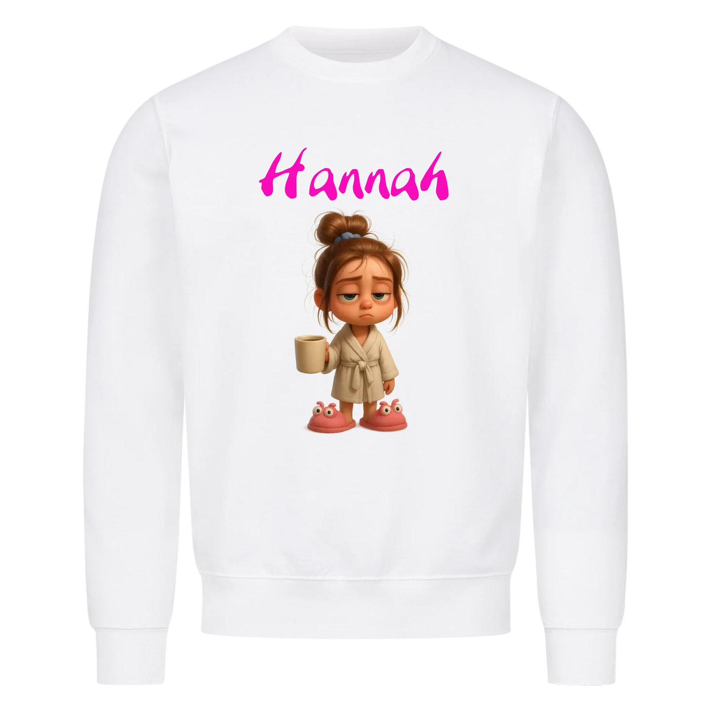 Frau / Mann - Müde mit Wunschnamen - Sweatshirt - personalisiert