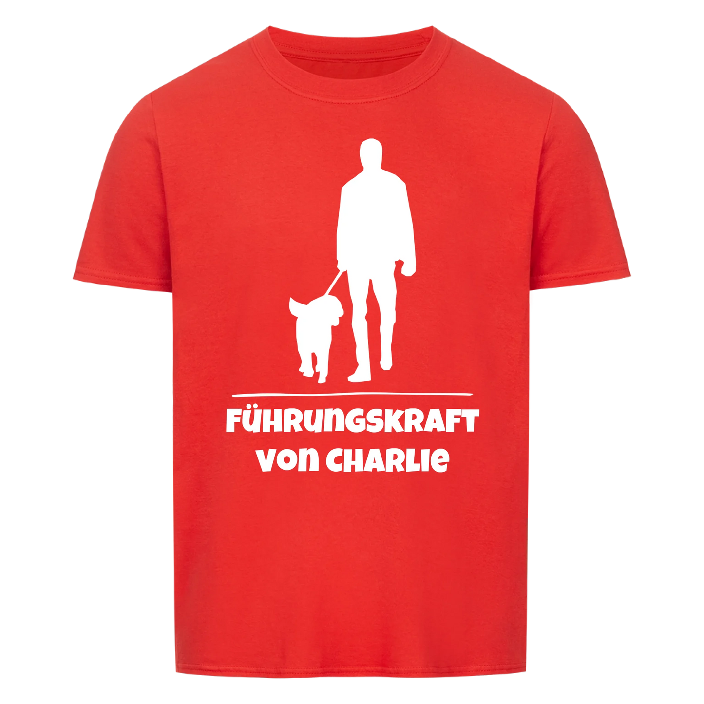 Führungskraft mit Namen -- T-Shirt mit Namen - Unisex für Männer und Frauen
