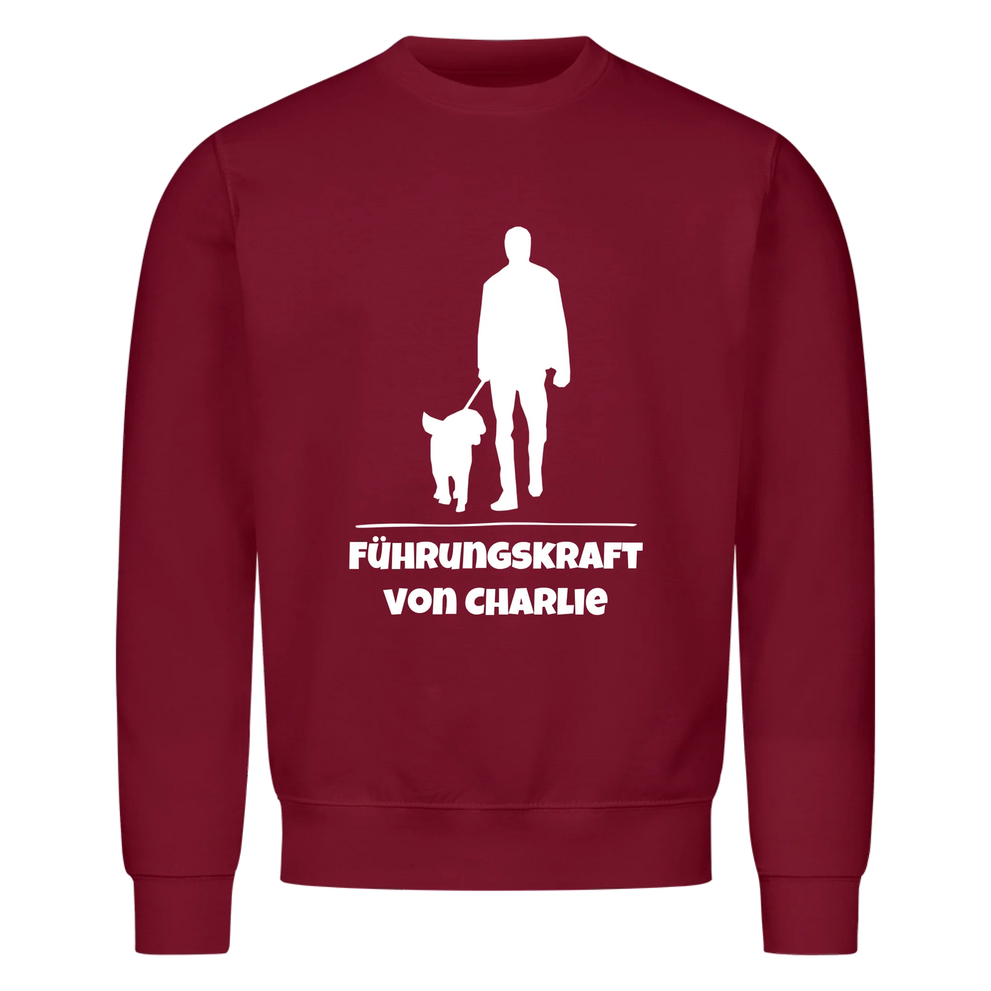 Führungskraft mit Namen - Sweatshirt / Pulli mit Namen personalisiert