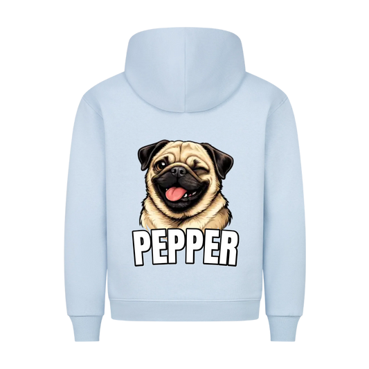 Stolzes Haustier Hund Katze - Hoodie Rückendruck