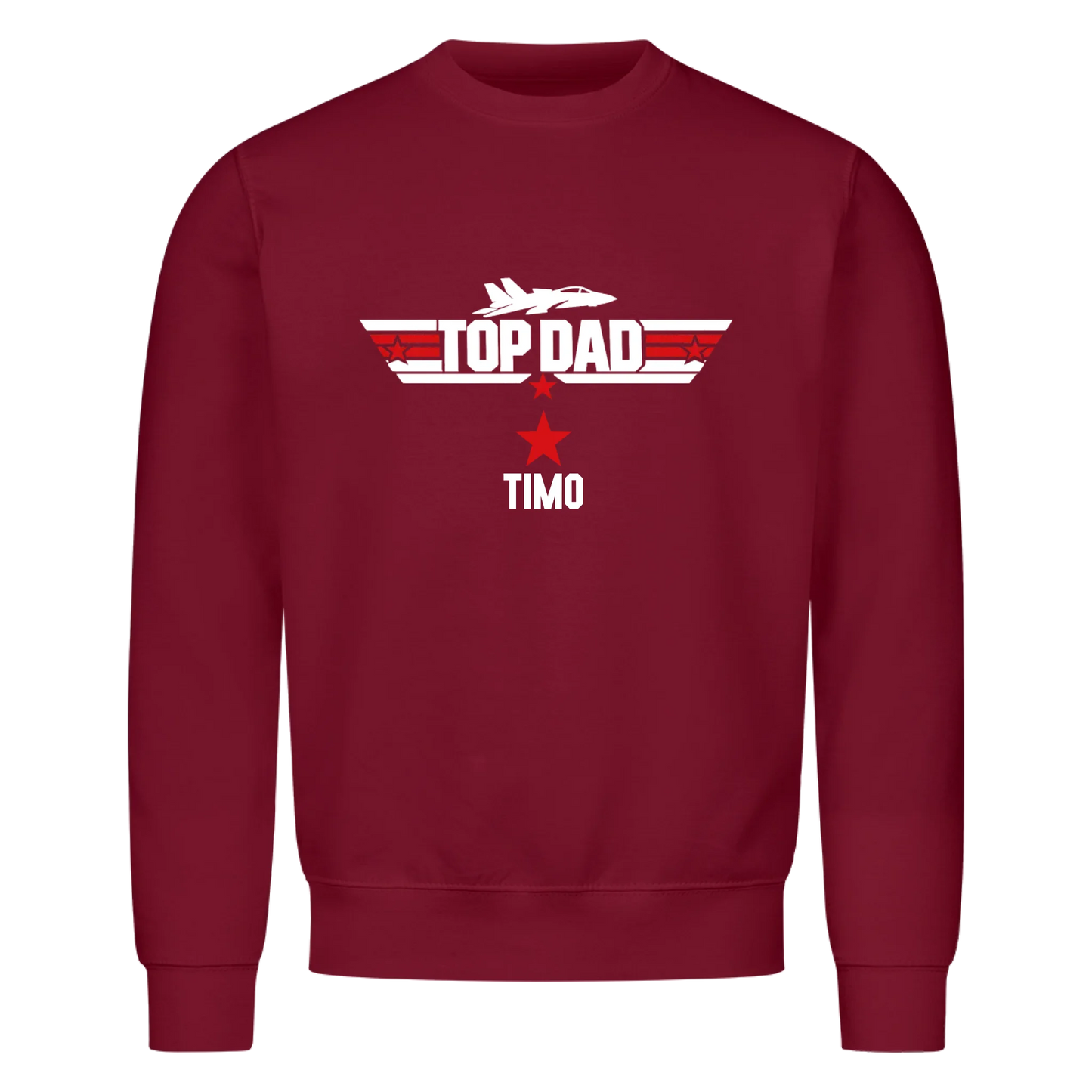 TOP DAD with Name - Sweatshirt / Sweater