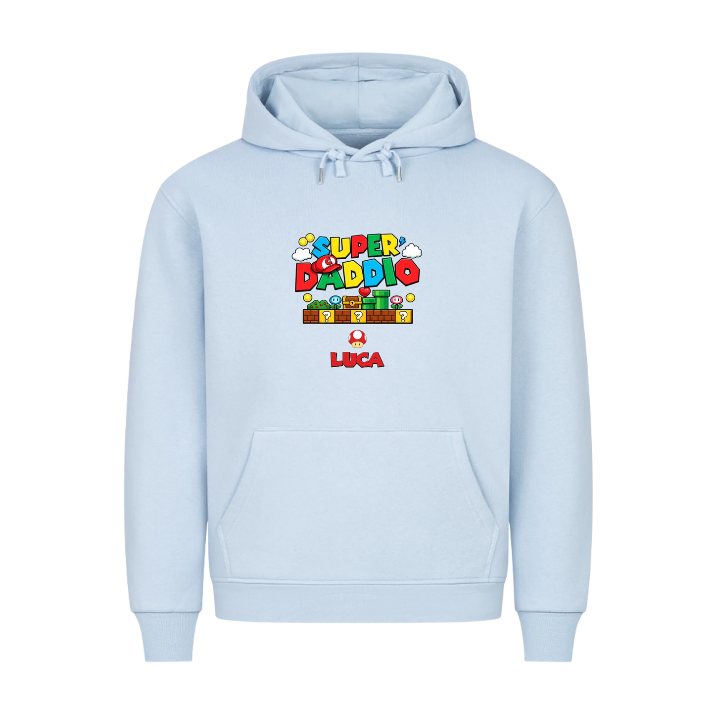 Super Daddio - Premium Hoodie - Frontdruck