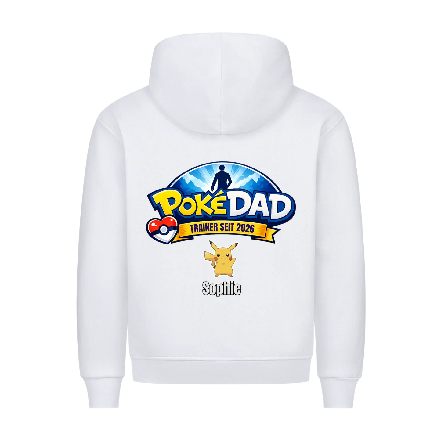Poke Dad - Premium Hoodie Rückendruck