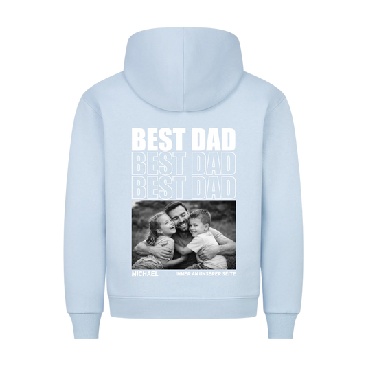 Best Dad - Premium Hoodie Rückendruck