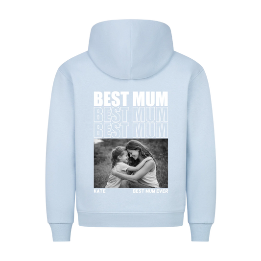 Best MUM - Premium Hoodie Rückendruck