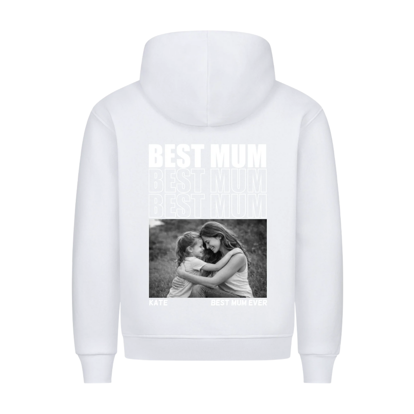 Best MUM - Premium Hoodie Rückendruck