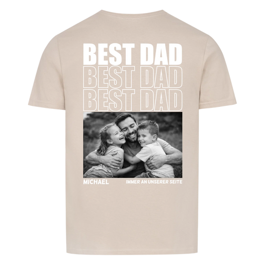 Best Dad -- T-Shirt Unisex Rückendruck