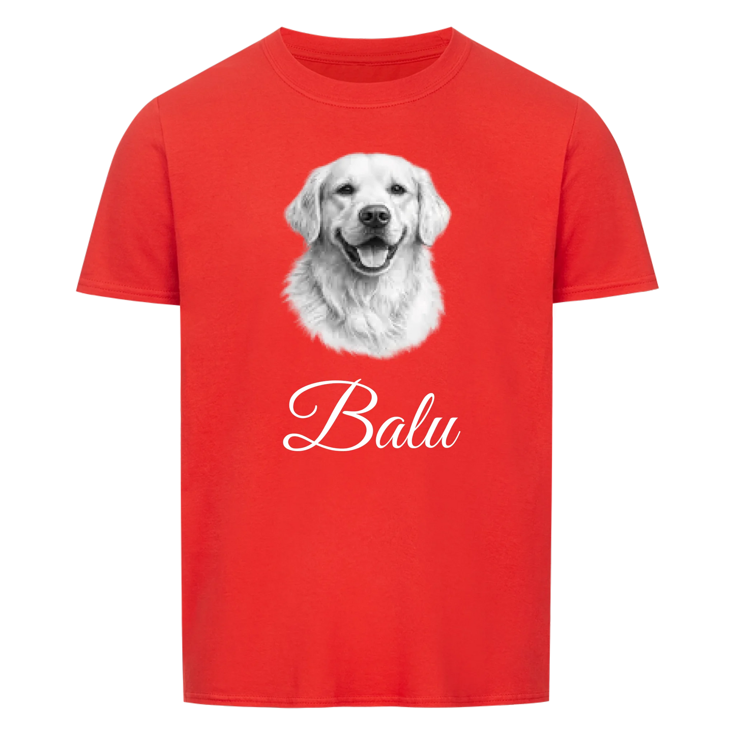 Dein Haustier als Bleistiftzeichnung - T-Shirt Unisex