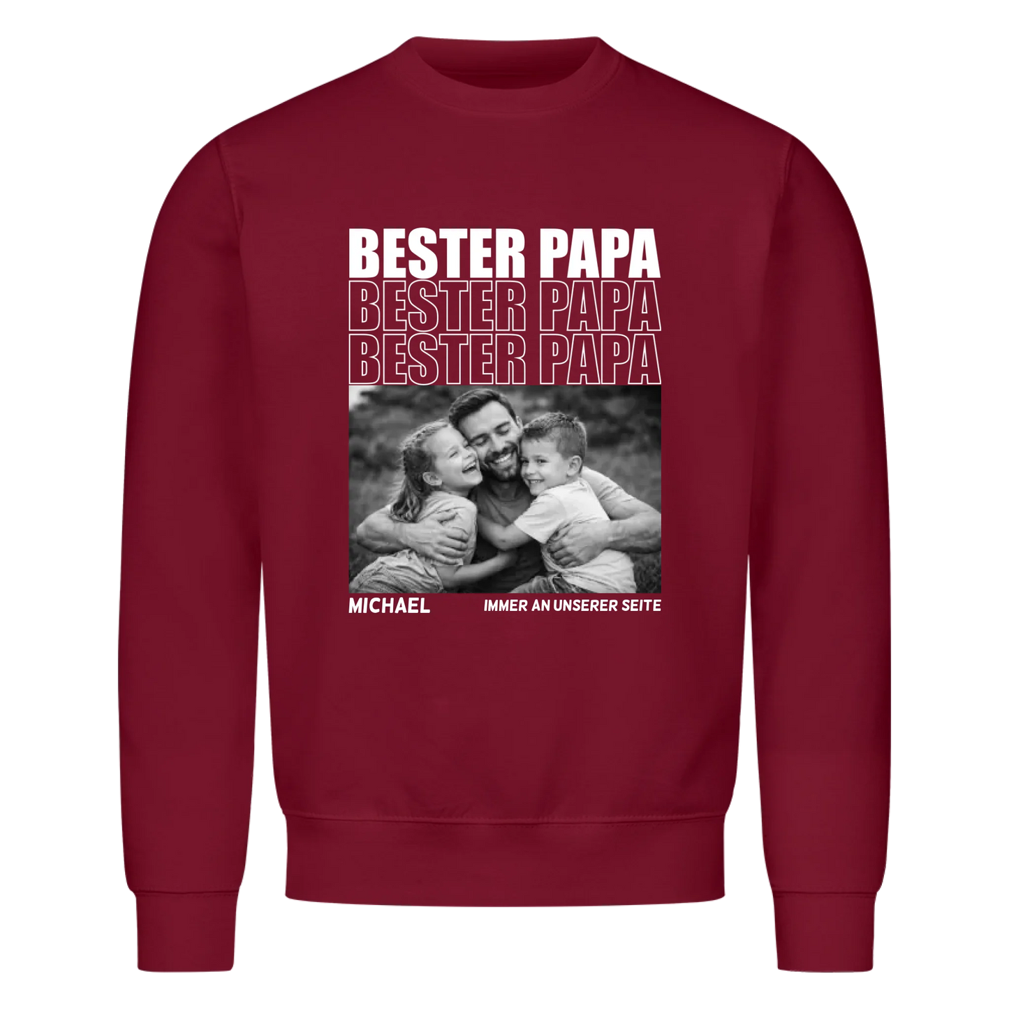 Bester Papa mit Bildern - Sweatshirt / Pulli