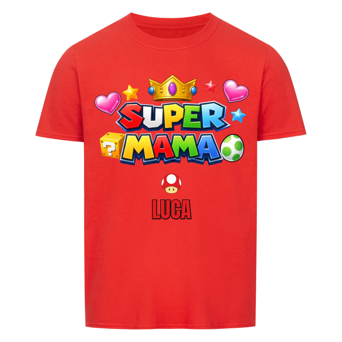 Super Mama mit Krone -- T-Shirt Unisex