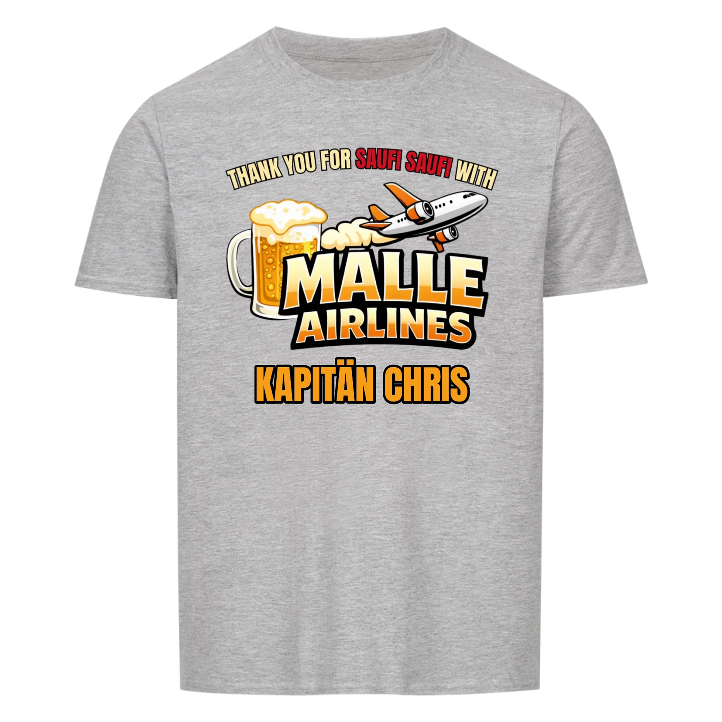 Thank you for Saufi Saufi with Malle Airlines -- T-Shirt Unisex