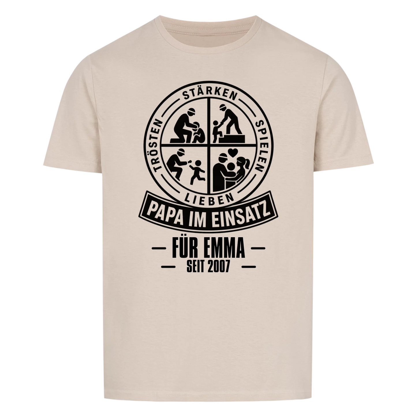 Papa im Einsatz -- T-Shirt Unisex