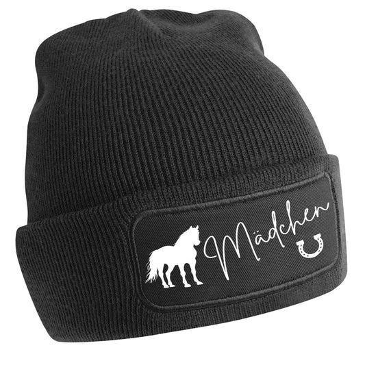 Patch Beanie - Pferdemädchen